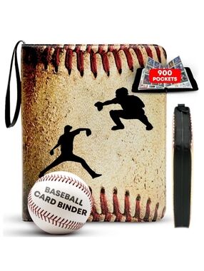 Baseball Sports Card Binder New